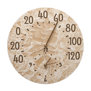 Sumac 14" Indoor Outdoor Wall Thermometer Made from Solid cast Aluminum