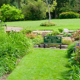 Personalized Cast Metal Memorial Lawn Sign - The Wilmington, In Memory, Commemoration Sign. Made in the USA. Ground Mounted Plaque