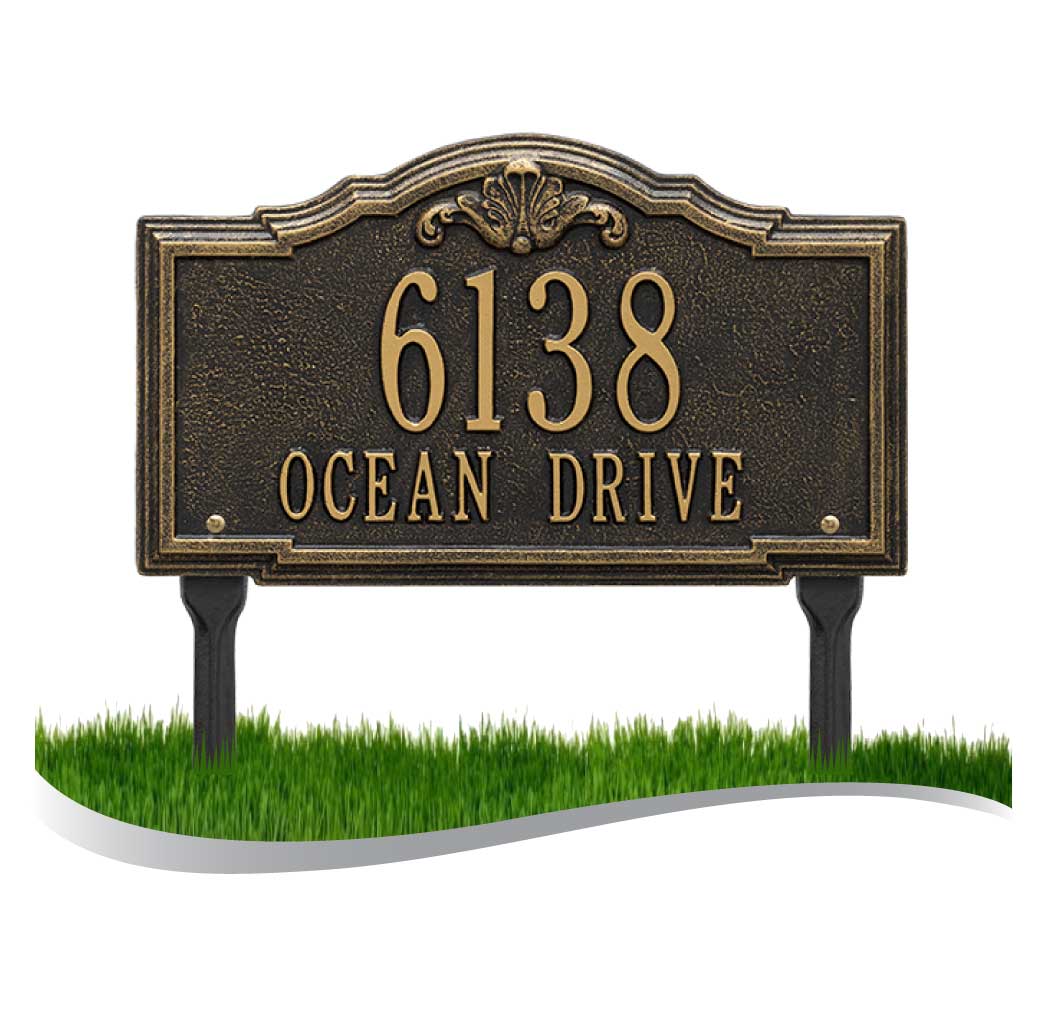 Crossed Oar Yard Address Sign, Lake House Number Sign with newest stake, Yard Stake Address Sign, Address Sgn For Yard, Address Plaque