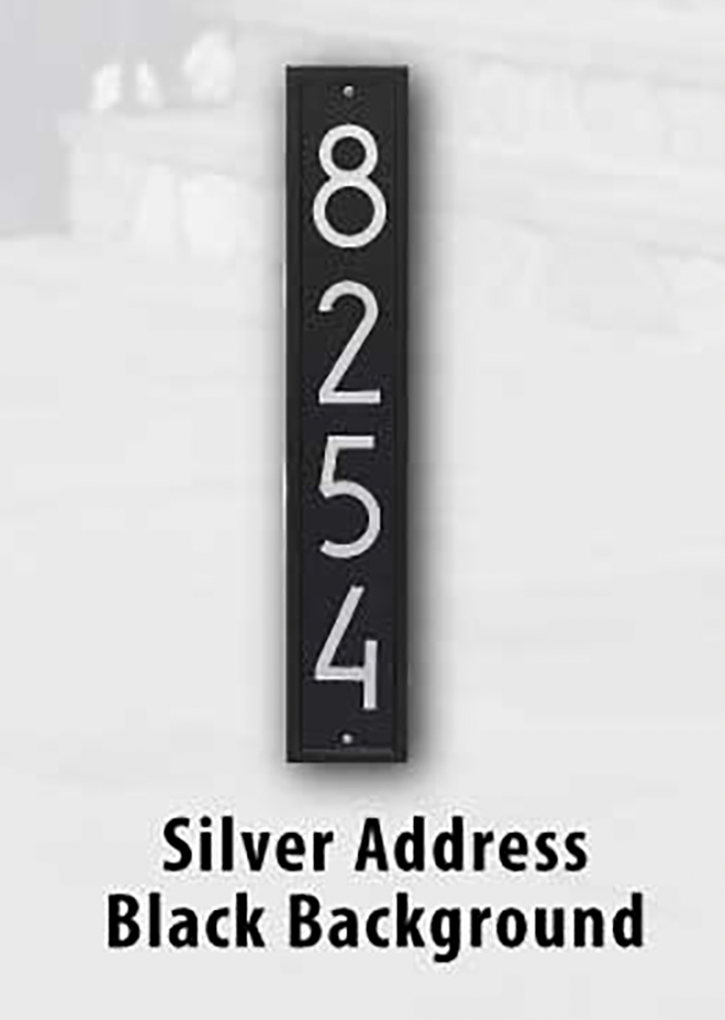 Personalized Vertical Address Marker (Either 12 1/2